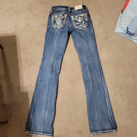 Miss Me Women's Boot Cut Blue Jeans - Picture 3 of 7